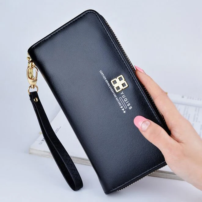 

Women Wallets Lady Clutch Zipper Purses Money Bags Cards ID Holder Long Woman Wallet Female Wristlet Handbags Girls Coin Purse