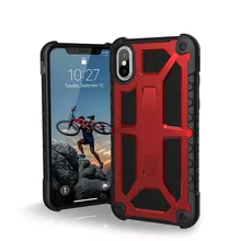 

For iPhone X Monarch Feather-Light Rugged Military Drop Tested iPhone Case with 5 layers of protection with top grain leather