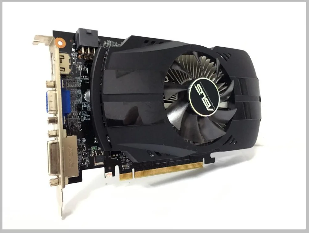 Asus GTX 650 FMLII 1GB GTX650 1G D5 DDR5 128 Bit PC настольные видеокарты PCI Express 3 0 компьютерные
