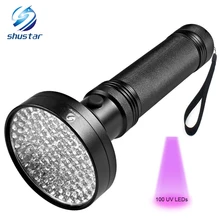 UV El Feneri 100 Led 395 nm UV Dedektörü Işık Köpek Kedi İdrar, Pet Lekeleri, Yatak koruyucu, akrepler, Makine Sızıntıları Muayene