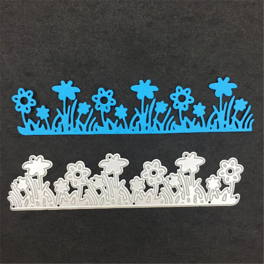 Cutting Dies Lace Flower Edge DIY Metal Embossing Paper Craft Border Cut Stencil