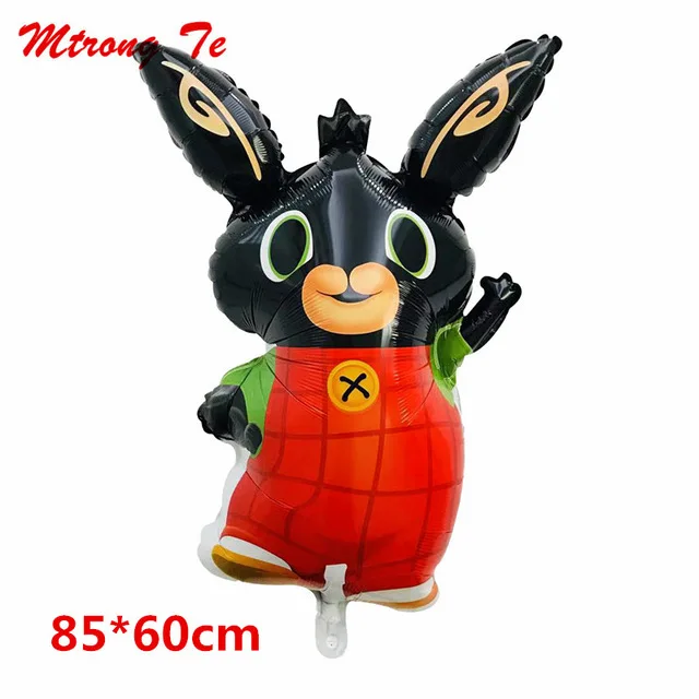 

50pcs Bing Bunny Foil Balloon Cartoon 86*60cm Rabbit Animal Balloons Toys For Kids Children Birthday Party Decor Globos Air Ball