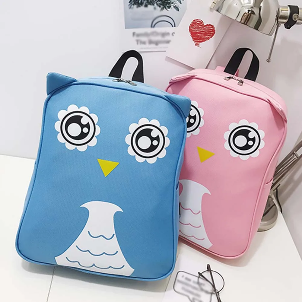 

Fashion Women Backpack Newest Stylish Cool Black Canvas Owl Backpack Female Hot Sale Women Shoulderbag (black,pink,blue) KA-BEST