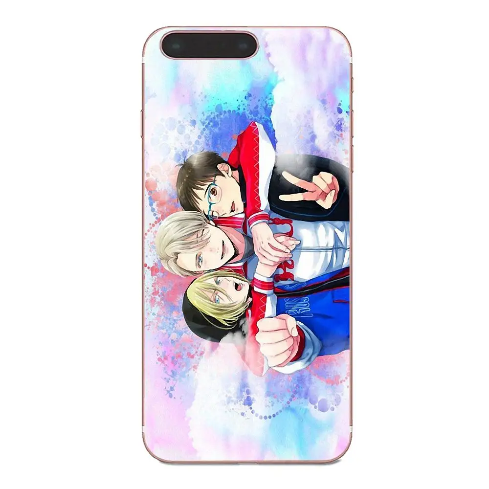 ТПУ Мягкие аксессуары для телефонов Чехол японский Yuri On Ice Huawei P8 P9 P10 P20 P30 Mate 7 8 9 10 20