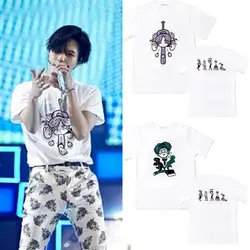 SHINEE TAEMIN концерт мультфильм Джокер летние Свободные Футболка Топ MH636