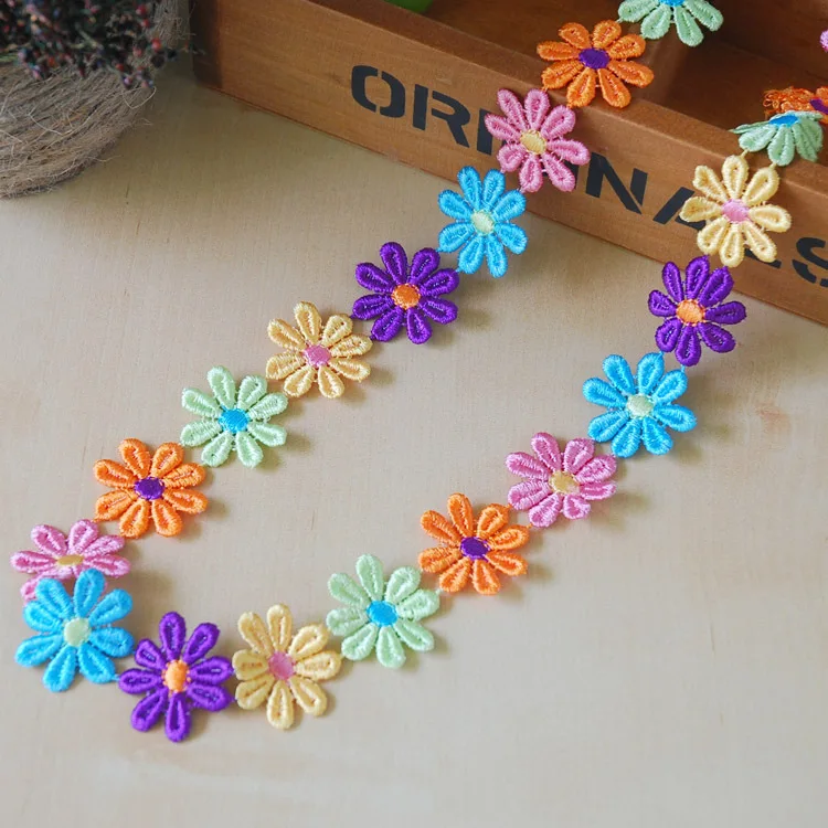 BENECREAT 30 Yards Lace Fabric Stretch Elastic 3.15 Inches Wide Trim Lace For Headbands Garters Wedding Bouquet Making - 30 Colors, 1 Yard Per Color - Foto 5