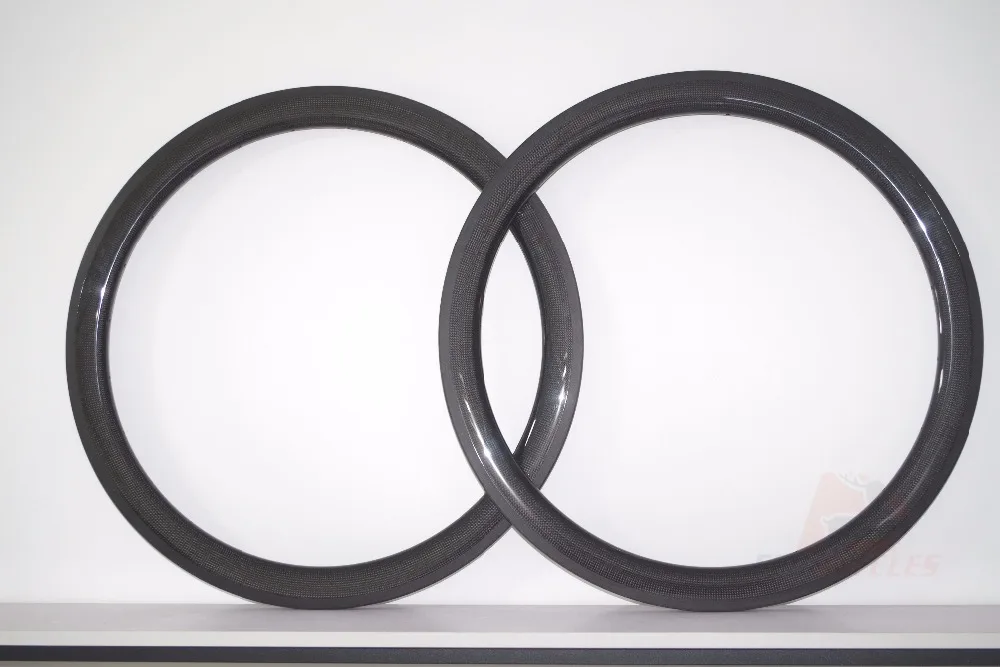 50mm carbon rims tubeless clincher rim 3k glossy