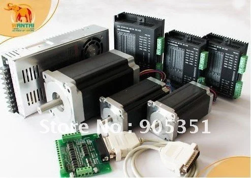 

3 Axis CNC controller kit 425oz &1600 oz-in Step Motor