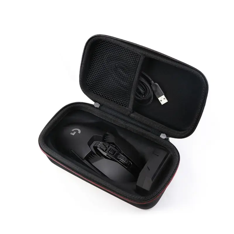 

Storage Bag Carrying Box Wireless Mouse Case Organizer Cover Pouch Hard Shell Waterproof Shockproof Travel for Logitech G502 Mic
