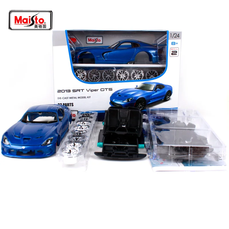 Maisto 1:24 2013 Dodge SRT Viper GTS Сборка DIY литая модель автомобиля игрушка Новинка в коробке 39271