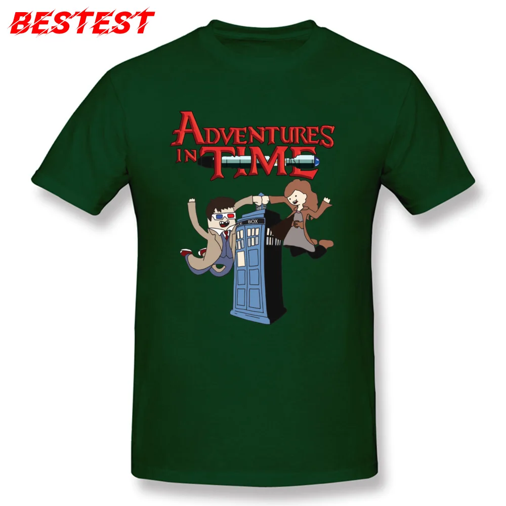 Latest Adventures in Time Camisa Top T-shirts O Neck 100% Cotton Fabric Men's Tops T Shirt Short Sleeve Summer Camisa Tees Adventures in Time dark