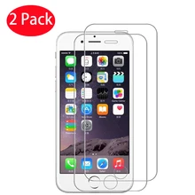 2 шт протектор экрана из закаленного стекла для iPhone X XS MAX XR 8 7 6 6s Plus Защитное стекло для телефона для iPhone 5 5S SE 4 4S стекло