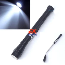 100 шт. 3 LED белый свет факела с телескопической Магнитные лифт подобрать фонарик инструмент фонари ES1308