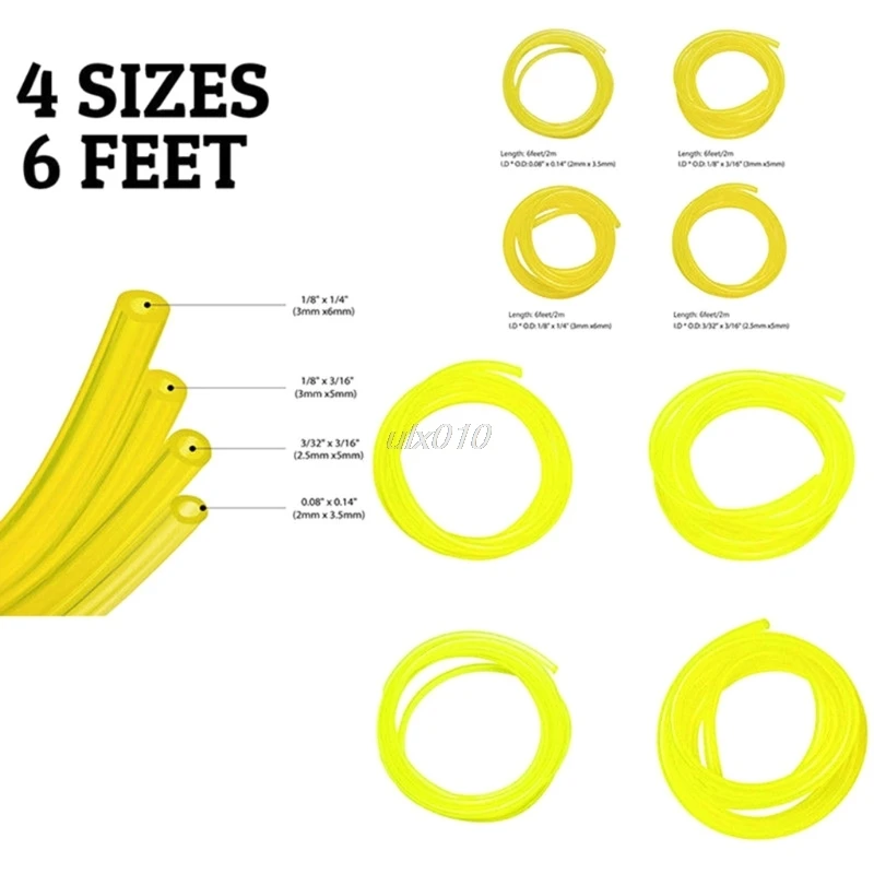 Outdoor Power Equipment Home & Garden 20FT 4 Sizes Tubing Petrol Fuel
