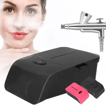 

Mini Oxygen Air Compressor Set Skin Moisturizing Spray Painting Tattoo Kit p