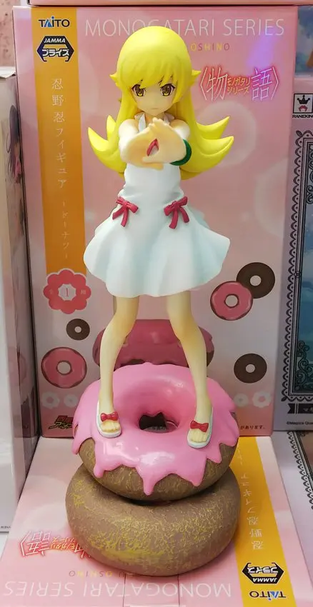

orinigal anime Figure Anime Monogatari Nisemonogatari Oshino Shinobu Painted PVC Action Figure Collection Model Toy SO10