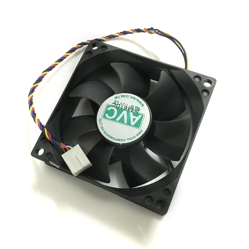 Чехол кулер для процессора компьютера DS080125R12U 12 В 0 7a 80 мм * 25 тихий вентилятор