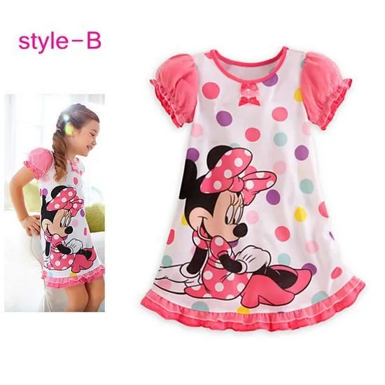 

2019 New Dress Baby Child Mickey Minnie Girl Baby Child Mermaid Dress Summer Casual Dress Children Clothes Girls Party Vestidos