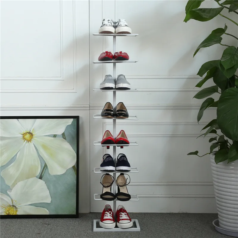 

European creative iron shoe rack multi-layer simple home incorporated slippers slippers cheap modern minimalist shoes cabinet