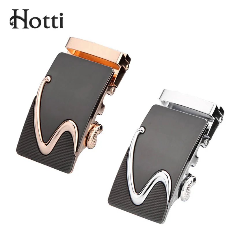 

[Hotti] Brand Men's Fashion Designer Men Belt Buckle Male Metal Automatic Buckle Heads Good Quality Gold Silver Ceinture Homme