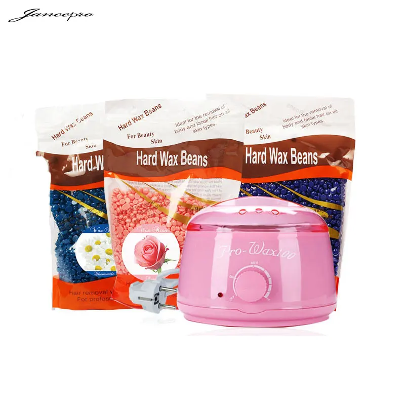 

Wax Heater Machine Waxing Warmer 100g Wax Beans Hot Wax Heater Hair Removal Sets EU Plug Bikini Hair Removal Free Shipping