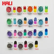 Поставка цвета в цвет термохромный пигмент, термохромный порошок, термочувствительный пигмент, 10 грамм на цвет