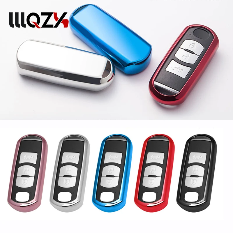 

Car Styling Soft TPU Car Key Protection Covers Case For Mazda 6 CX-5 Atenza CX-7 CX-9 MX5 626 Auto Key Shell Car Accessories