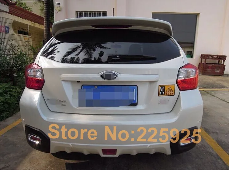 Цветной заводской стиль спойлер крыша задние крылья отделка крышки для Subaru XV 2012