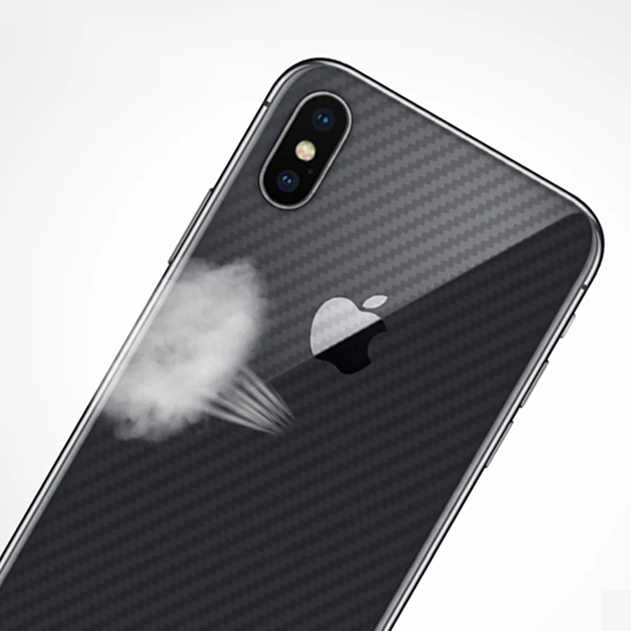 5 шт./лот защита экрана с полным покрытием из углеродного волокна для iPhone X XS Max XR 6 6s