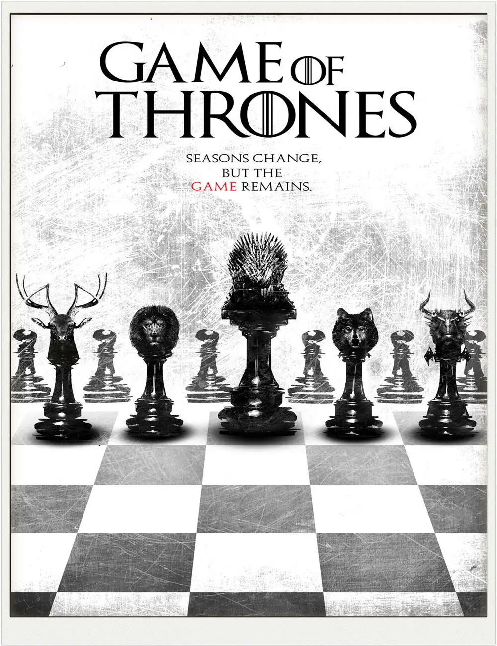 Frete Gratis 2015 Jogo De Thrones Xadrez Do Vintage Posters E