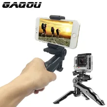 GAQOU Universal Mini Tripod 90″ Rotation Desktop & Handle Stabilizer For Mobile Phone Camera Go Pro With Cell Phone Holder Clip