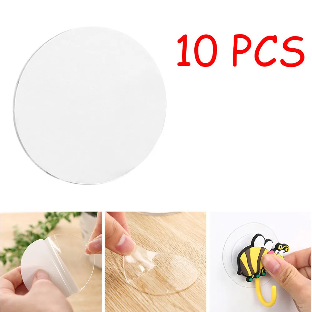 

Washable Ultra Simple Installation Clear Washable Sticker Paste Double Side Glue Anywhere Wall Decoration Rubber