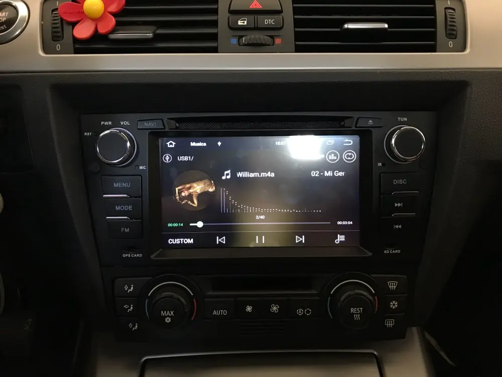 Discount Car Multimedia Player GPS Android 8.1 1 Din DVD Automotivo For BMW/3 Series E90/E91/E92/E93 2GB RAM Radio FM Wifi DSP 1