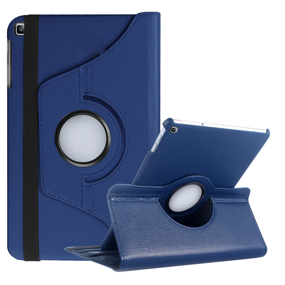 

360 Rotating Case for Samsung Galaxy Tab A 10.1" T510 T515 Tablet Funda Slim PU Cover SM-T510/T515 + pen + film