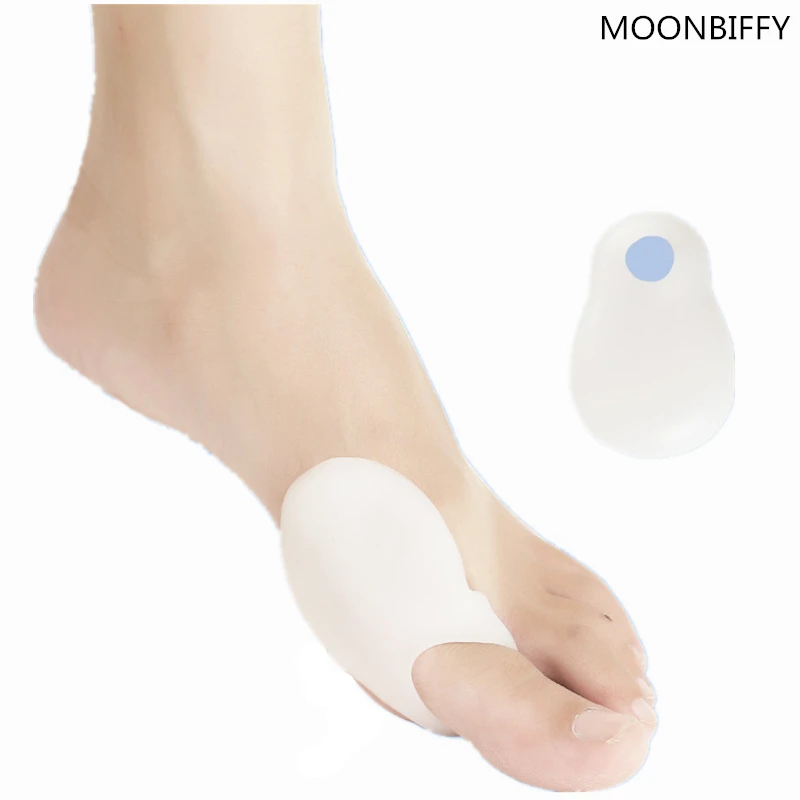 1Pair Insoles Silicone Shoe Pad Hallux Valgus Bunionectomy Toe