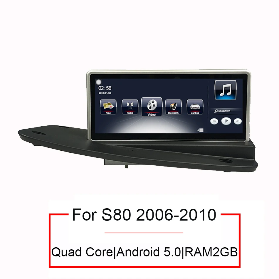 

8.8 inch Quad Core android6.0 for Volvo S80 2006-2010 Car stereo GPS Navigation Satnav Headunit Multimedia