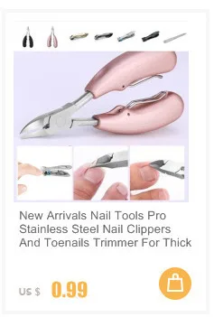 Профессиональные ножницы для ногтей из нержавеющей стали для ногтей и ногтей триммер для толстых вросших ногтей доступны различные стили
