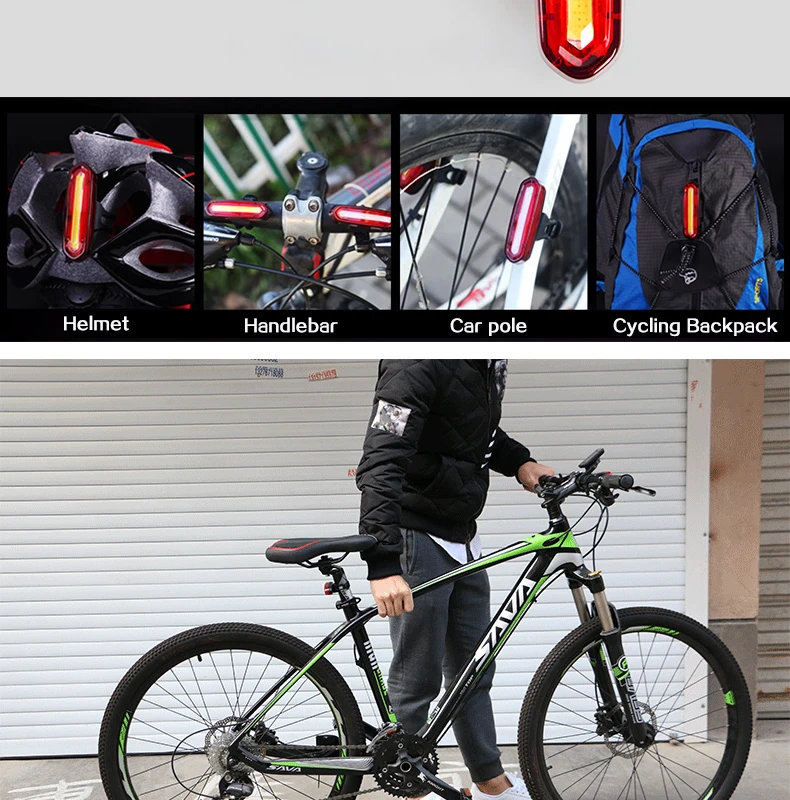 Discount WHEEL UP new USB rechargeable bicycle light mountain bike taillights night riding lights warning lights LED color taillights 12 Discount WHEEL UP new USB rechargeable bicycle light mountain bike taillights night riding lights warning lights LED color taillights 12