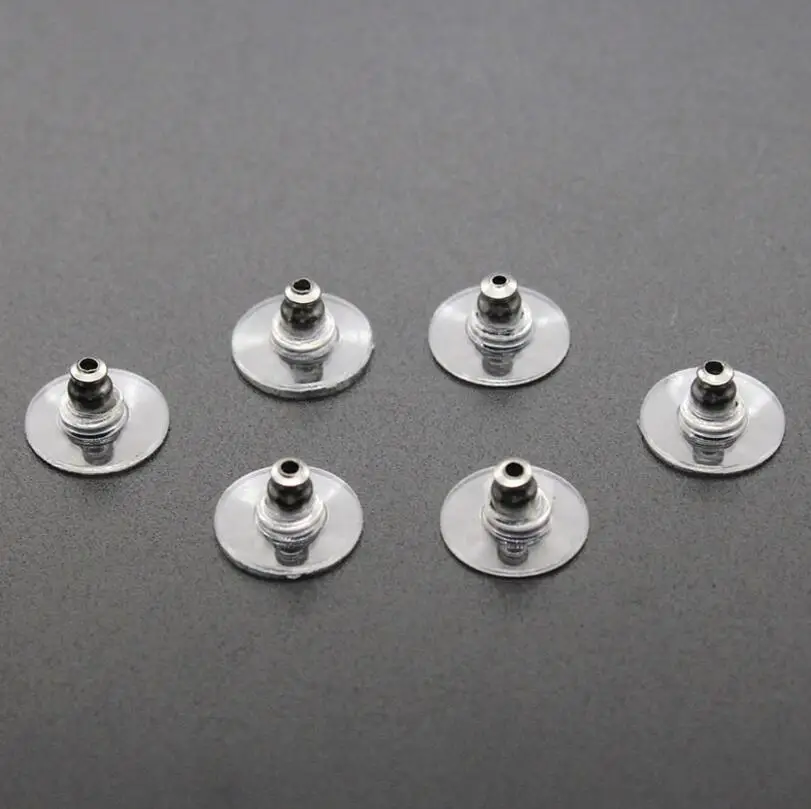 Earring Safety Back Bullet Clutch Earring Stopper.Back Earnuts Nut Gold Silver