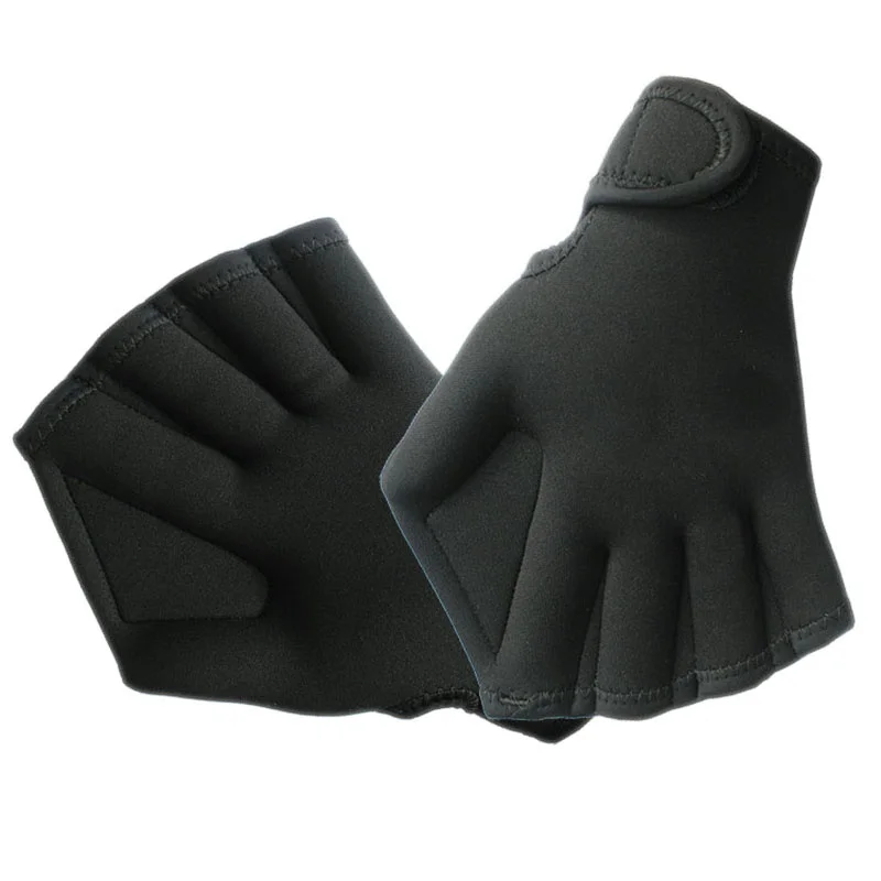 1 Pair 2MM Sphere Swimming Webbed Gloves Flipper Surfing Swimming Sports Paddle Training Fingerless Gloves SurfingTool 5