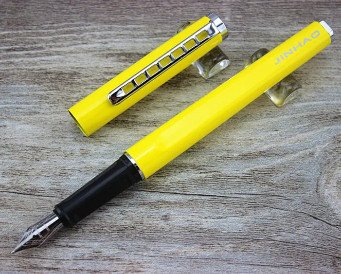 Jinhao высококачественная Роскошная чернильная перьевая ручка, Подарочная коробка, деловые ручки для каллиграфии, офисный набор карандашей - Цвет: Y