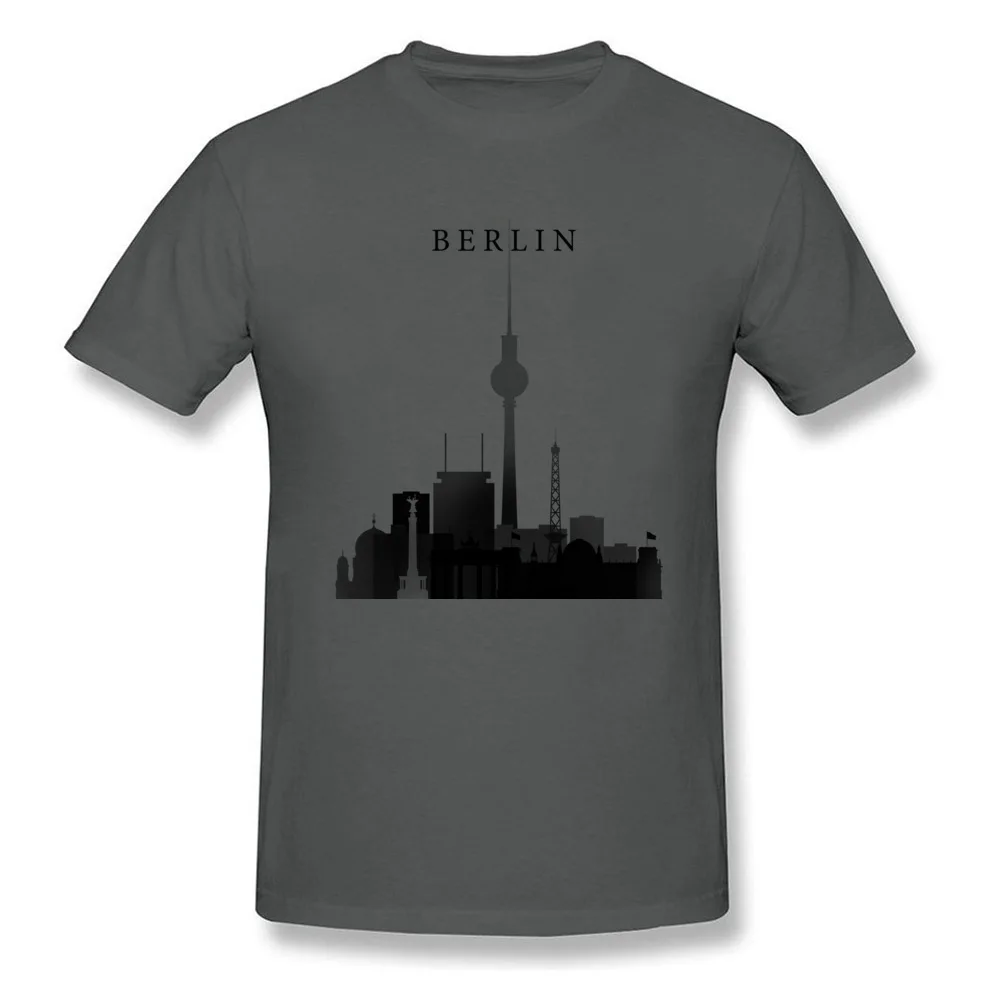 Group Berlin Graphic Silhouette Men T Shirt 2018 Hot Sale Summer Autumn T Shirt Crew Neck 100% Cotton Fabric Tops Tees Berlin Graphic Silhouette carbon
