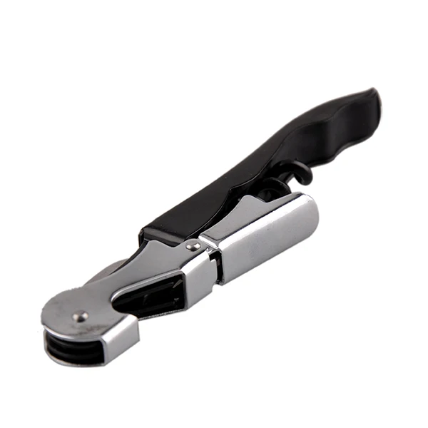 

Multi-function Waiters Wine Corkscrew Stainless Steel Bottle Opener Knife Pull Tap Double Hinged Corkscrew