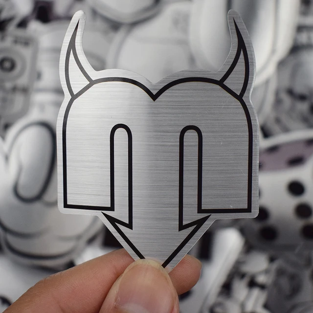 Hot Sale 50 Pcs Metallic Black and White Stickers Graffiti Sticker for Laptop Luggage Car Styling Wall Guitar Cool Stickers 4