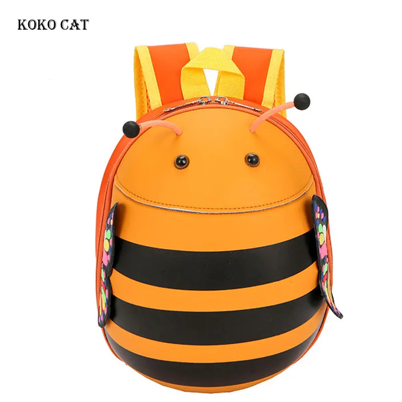 

Children Backpacks 3D Cartoon Bee Printed Students In School Bag Backpack Kids Baby Bags For Kindergarten Cool Kid Present