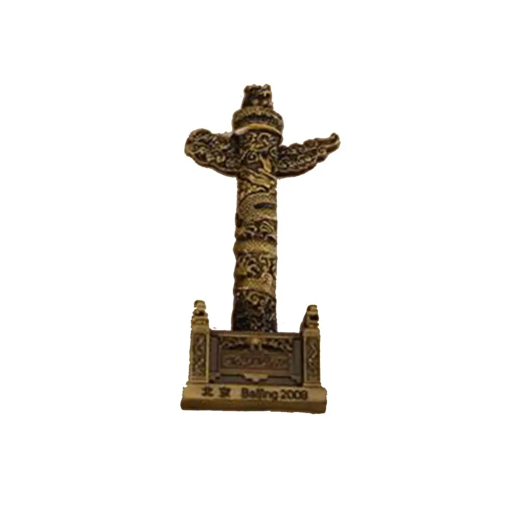 

Creative 3D Magnetic Stickers Fridge Famous Landmark Metal Refrigerator Sticker Country Home Decorative Accessory