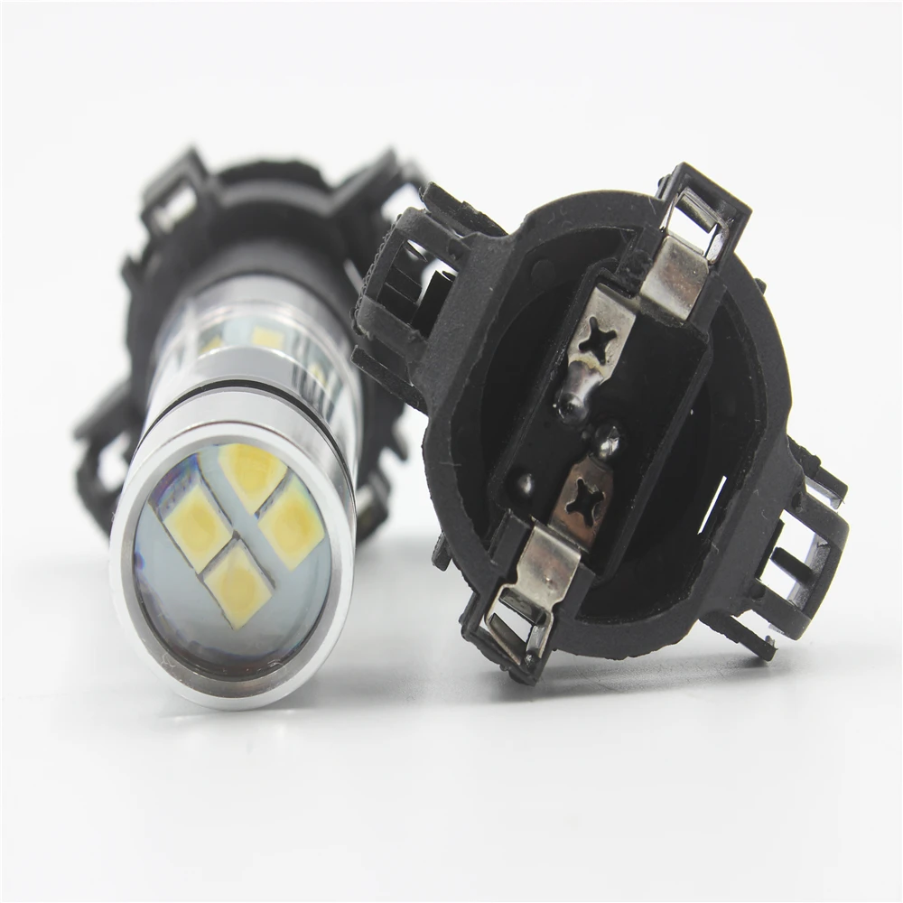 Новинка 2 шт. 100 Вт PY24W 5200 S светодиодные лампы белого цвета 20 SMD острый чип