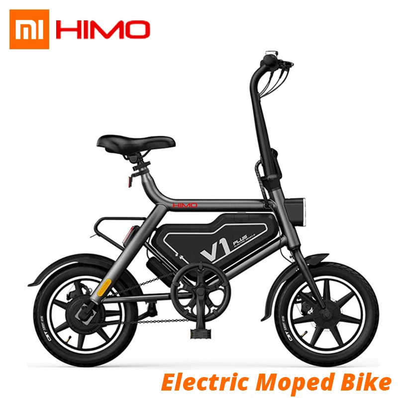 Xiaomi Himo V1 Plus Portable Folding Electric Moped Bicycle 250w Black  White Orange 14 Inch Smart Control Electric Bicycle Bikes - Smart Remote  Control - AliExpress