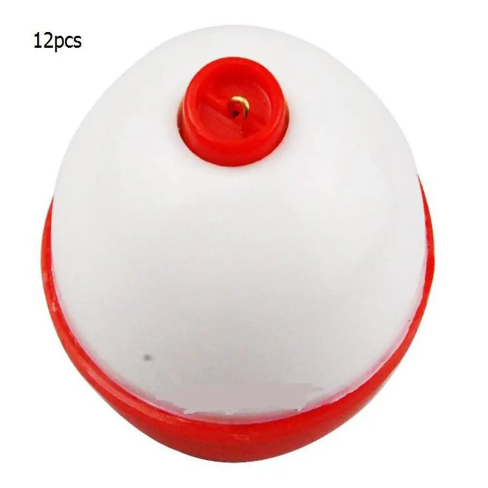 

Mounchain 12pcs/Set Fishing Float Set Ball Shape Buoy Fishing Floats Set Buoyant Eco-friendly PC Buoy Fishing Drift Equipment