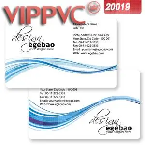

Pvc white plastic card a2019 card template-85.5X54mm -one-faced printing 0.38mm thickness